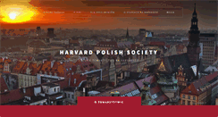 Desktop Screenshot of harvardpolishsociety.org